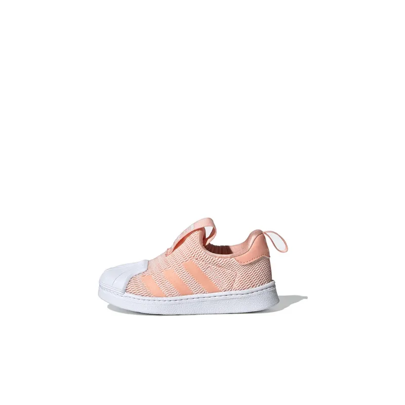 Adidas Originals SUPERSTAR 360 Low Top Toddler Shoes Pink Baby-0
