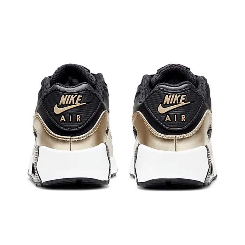 Nike Air Max 90 LTR Black Metallic Gold Star GS-4