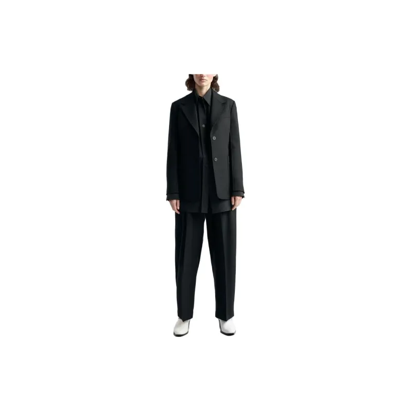 Studio Nicholson X ZARA Studio Nicholson Co-brand Casual Pants Women's Black-3