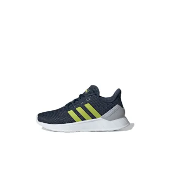 Adidas Neo QUESTAR FLOW Nxt K Abrasion Resistant Low Top Kids' Running Shoes Dark Blue Kids'