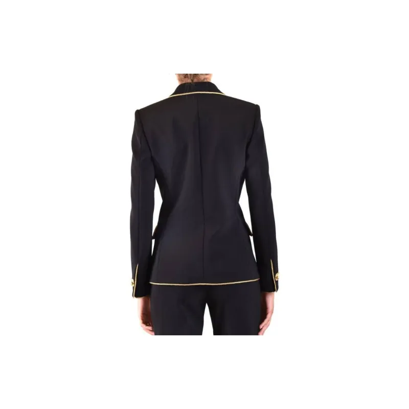 MOSCHINO Metallic trim Tailored Blazer-3