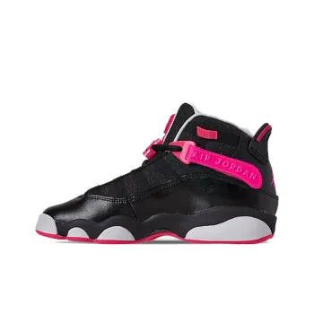 Jordan 6 Rings Black Hyper Pink White GS