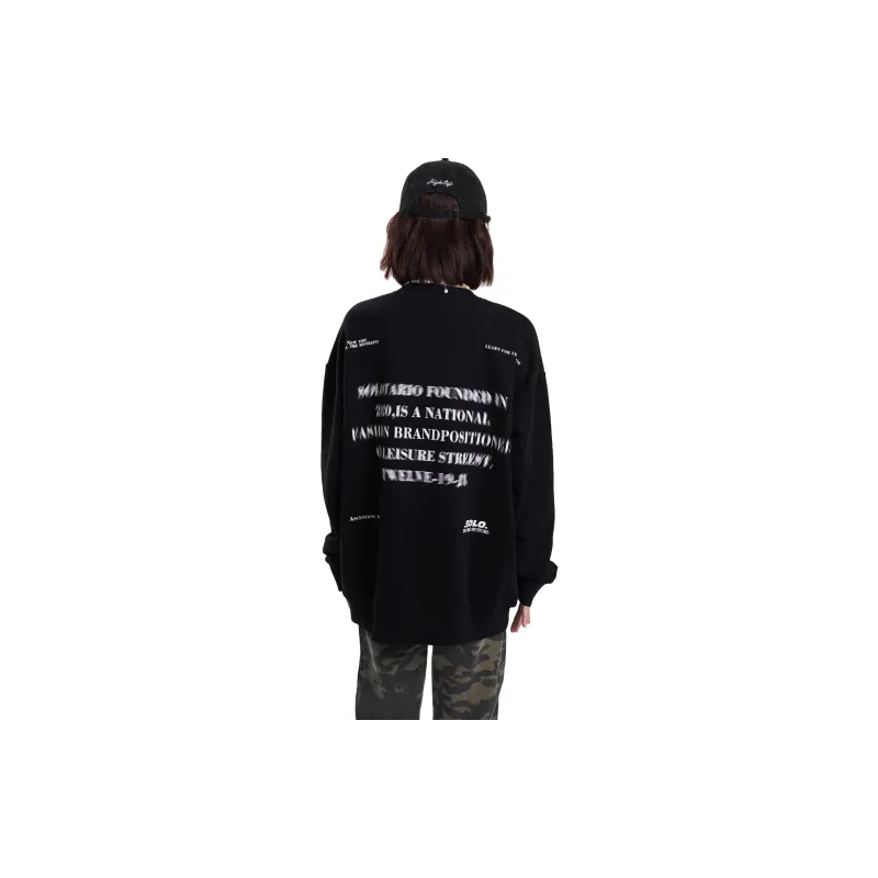 SOLOTARIO Sweatshirt Unisex Black-1