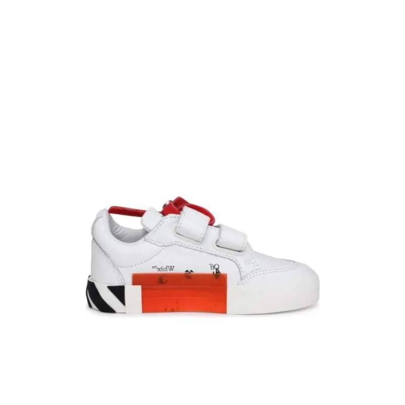 OFF-WHITE Kids Vulcanised Touch-strap Sneakers-1