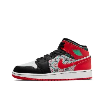 Jordan 1 Mid SE Ugly Christmas Sweater GS