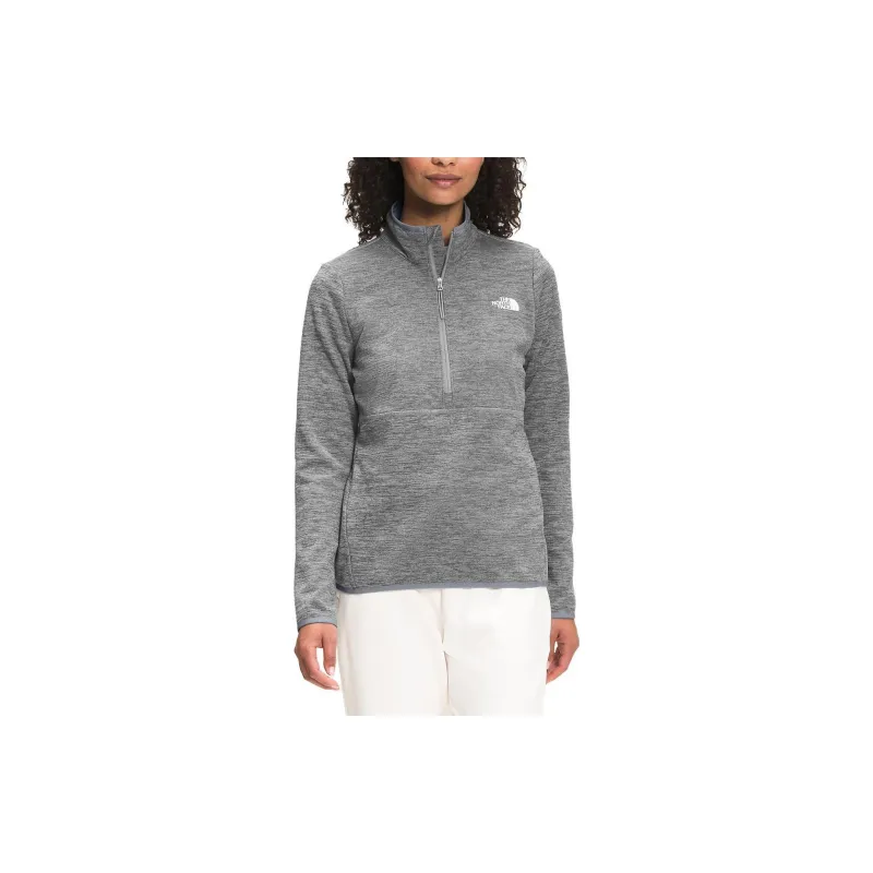 THE NORTH FACE Canyonlands Fleece Front Zip Pullover Tnf Medium Grey Heather-2