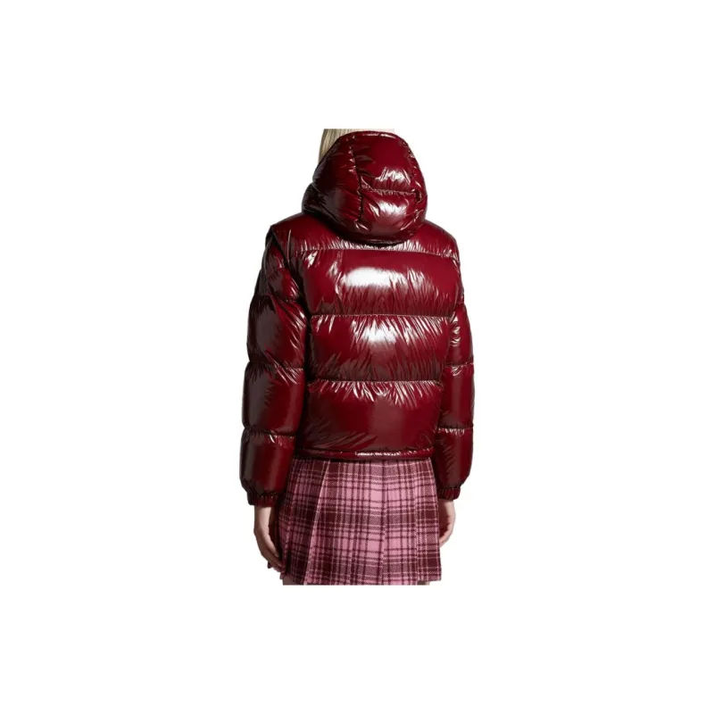 Moncler Karakorum Ripstop Short Down Jacket Burgundy I-2