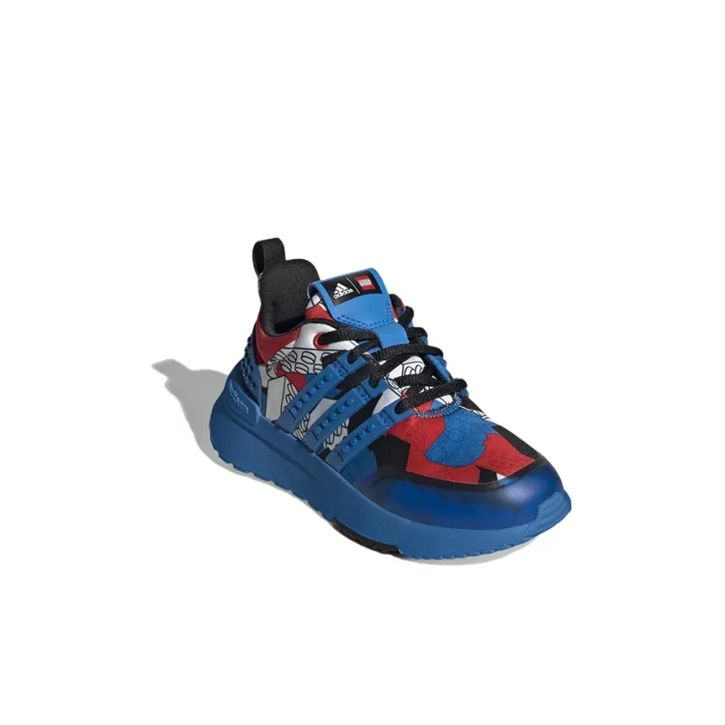 LEGO x Adidas Racer Tr K Anti Slip Wear Resistant Low Top Kids' Running Shoes Blue Red Kids'-2