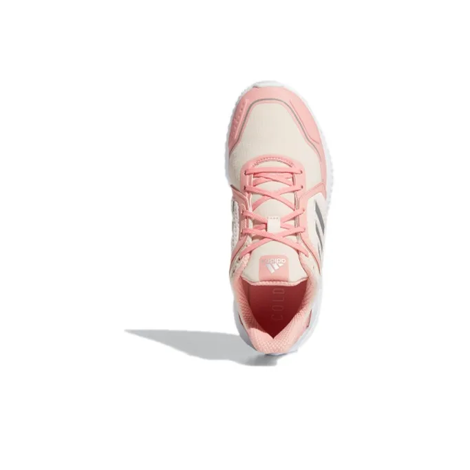 Adidas Climawarm Bounce J Abrasion Resistant Low Top Kids' Running Shoes Pink White Teenagers-4