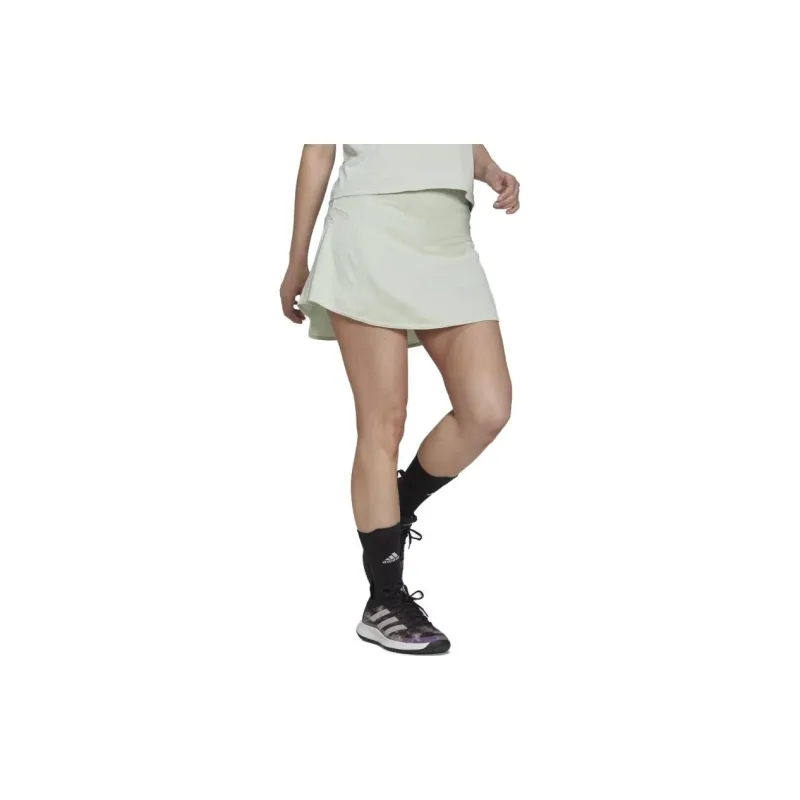 Adidas Casual Short Skirts Women's Linen Green-3