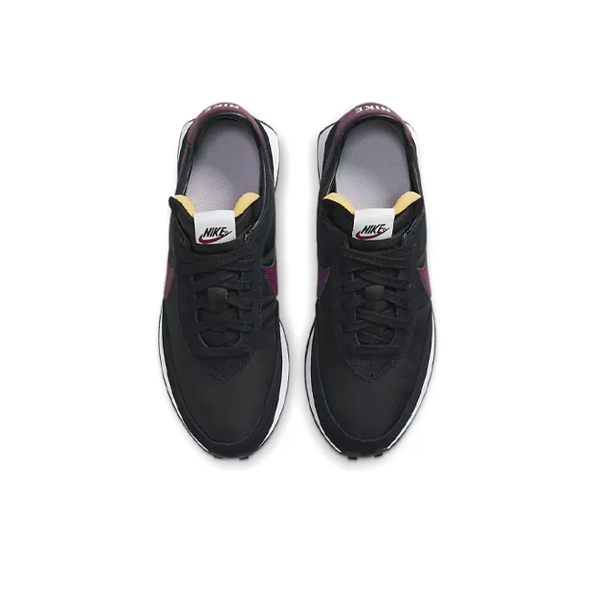 Nike Waffle Trainer 2 Black Dark Beetroot GS-3