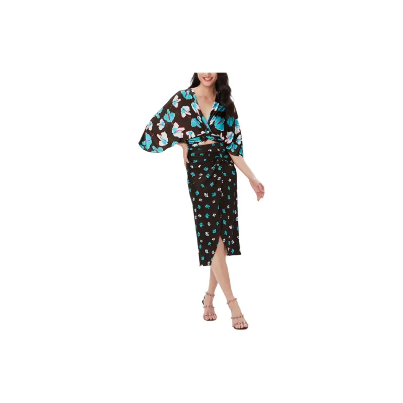 DVF Diane Von Furstenberg Shirt Women's Blue-4