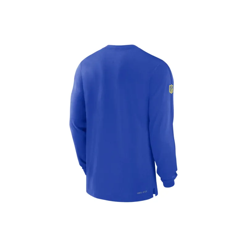 Nike Los Angeles Rams Sideline Player Team Issue Men's Nike Dri FIT Long Sleeve Top-1
