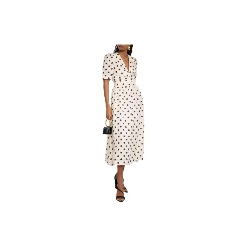 Zimmermann Short Sleeved Dress Women's White-2