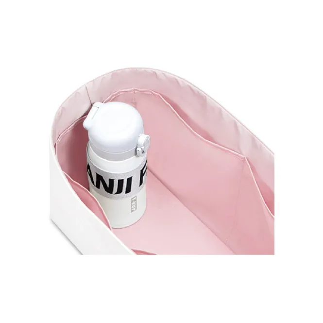 FANJI DuPont Paper Liner Bag For Organizing And Storage Unisex Steamed Chestnut/Meteorite Gray/Peach Pink-11