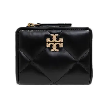 TORY BURCH Kira Nappa Leather Wallet Women's Black