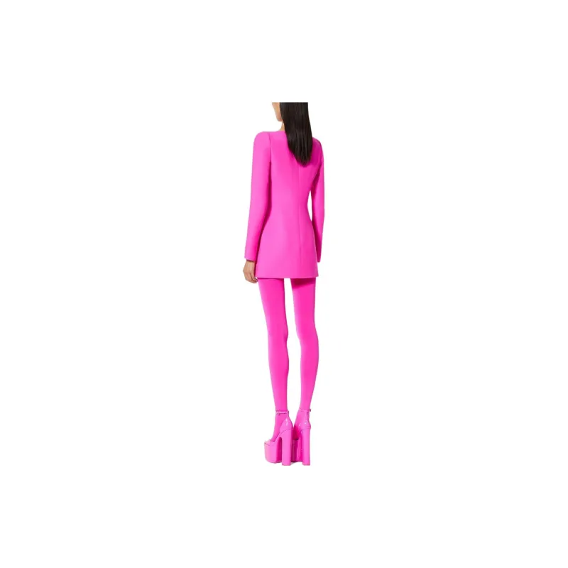 Valentino Long-Sleeved Dresses Women's Rose Red-2