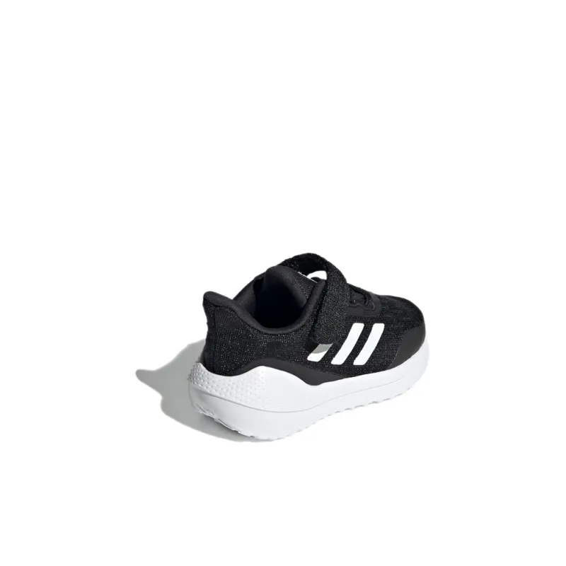 Adidas EQ21 Run El I Low Top Toddler Shoes Black White Infant And Toddler-3