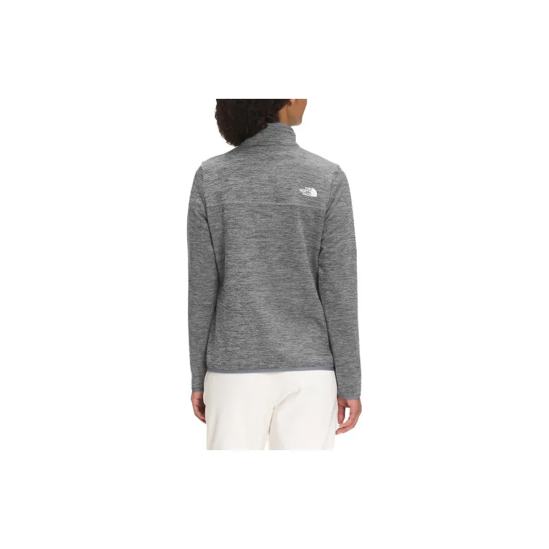 THE NORTH FACE Canyonlands Fleece Front Zip Pullover Tnf Medium Grey Heather-3