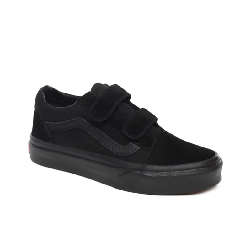 Vans Old Skool V Low-Top Kids' Skateboarding Shoes Black Teenagers-2