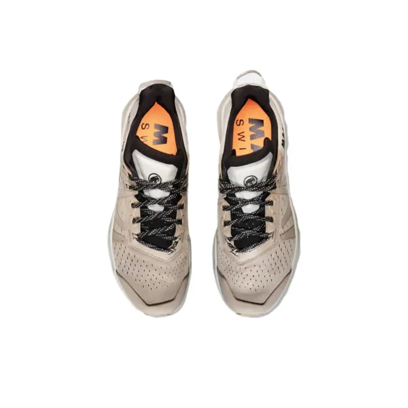 MAMMUT Saentis TR Anti Slip Wear Resistant Low Top Running Shoes Women's Beige Green-2