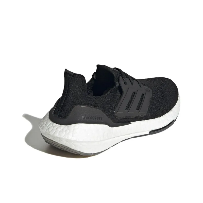 Adidas ULT Ultraboost 22 Wear-Resistant Breathable Cushioning Low-Top Kids' Running Shoes Black Teenagers-3