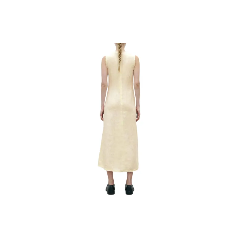 ZARA Sleeveless Dress Women's Xiangzi Blue-3
