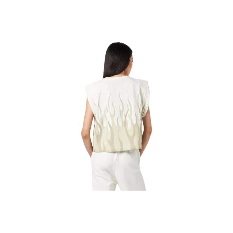 Vision Of Super Tank Tops Women's White-2
