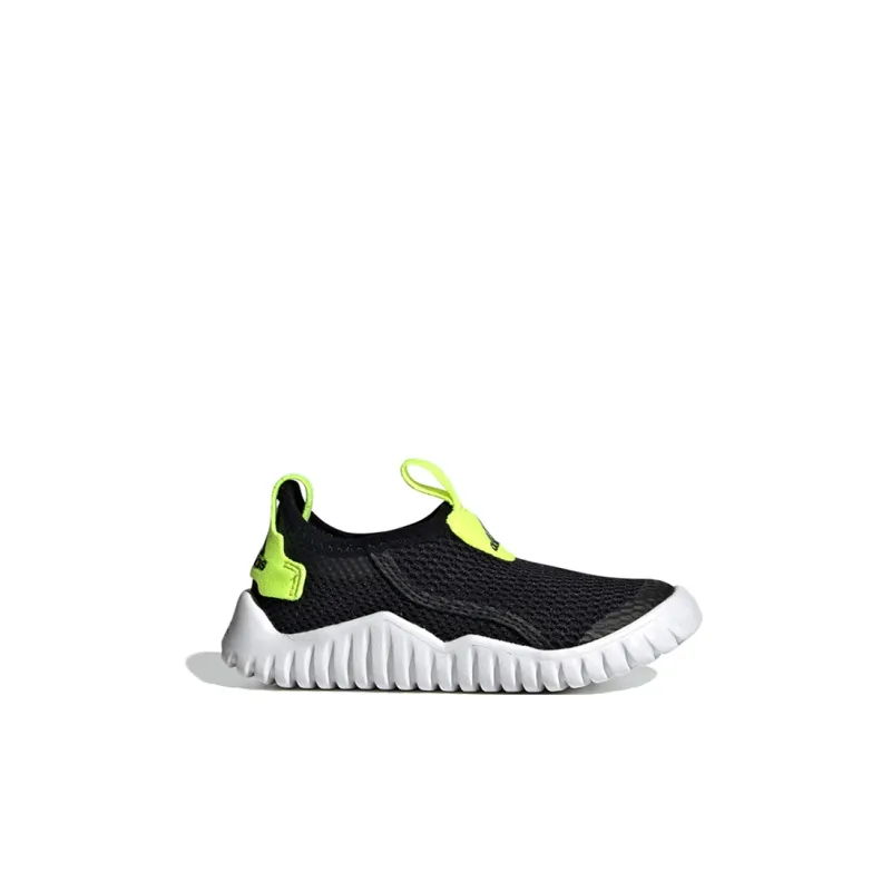 Adidas Rapidazen S .Rdy C Anti Slip Wear Resistant Low Top Sports Casual Shoes Black Green Children Aged 3 7 Years Old-1