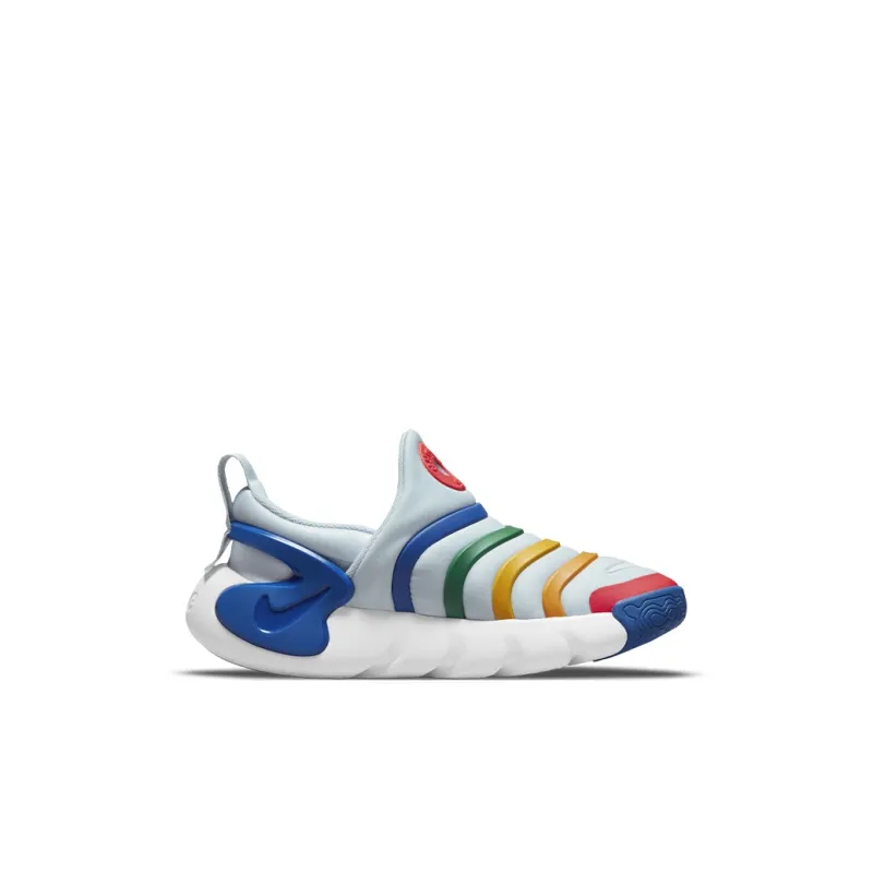 Nike Dynamo GO Low Top Sports Casual Shoes Blue Red Children Aged 3 7 Years Old-1