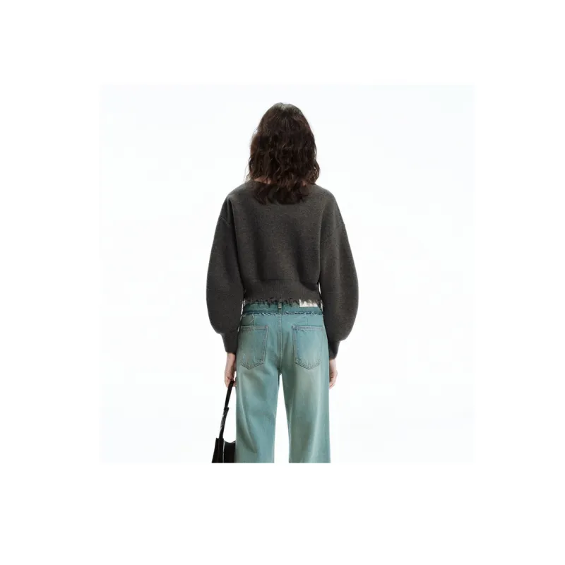 MOCO Sweater Women's Medium Heather Gray-2
