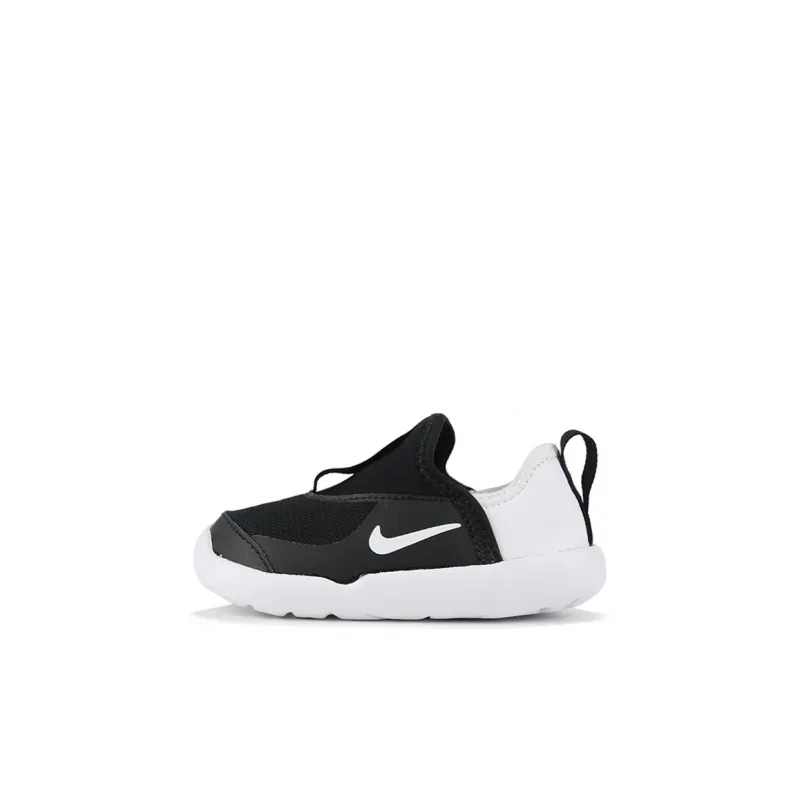 Nike Lil' Swoosh Low Top Sports Casual Shoes Black White Infant And Toddler-0