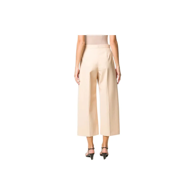 JIL SANDER Wide Leg Cropped Trousers-2