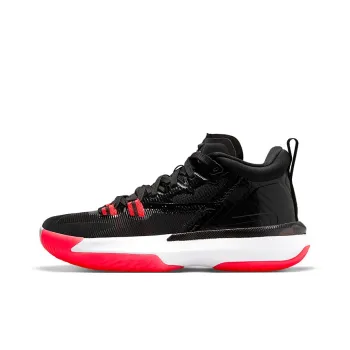 Jordan Zion 1 'Infrared' Zion Mid Top Basketball Shoes Black Red Teenagers