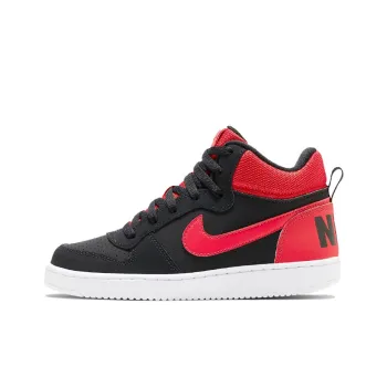 Nike Court Borough Mid Sneakers Black/Red GS