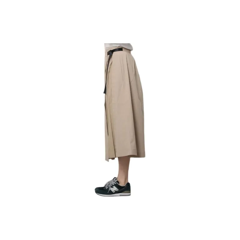 New Balance New Balance Japan Casual Long Skirts Women's Brown Yellow-4