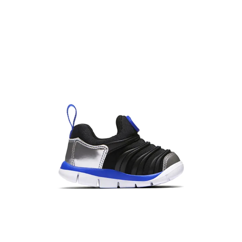 Nike Dynamo Free Low Top Toddler Shoes Black Blue Silver Infant And Toddler-1