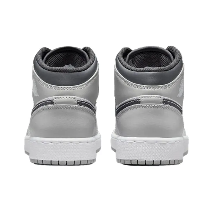 Jordan Kids Jordan 1 Mid "Light Smoke Grey" Sneakers-4