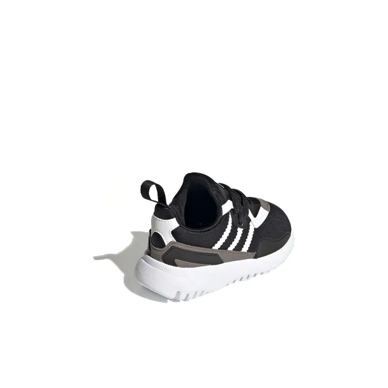 Adidas Originals Flex Collection Breathable Low Top Toddler Shoes Black White Gray Infant And Toddler-3