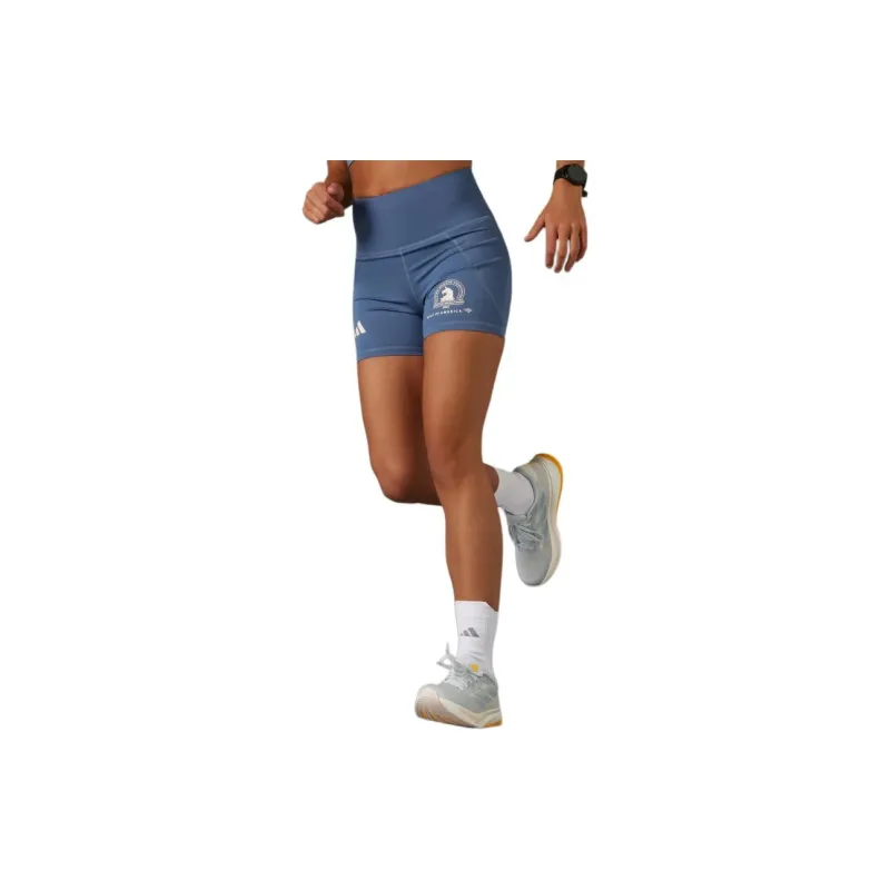 Adidas Free Shipping With AdiClub Boston Marathon 2024 Running Lite 5' Short Leggings-3