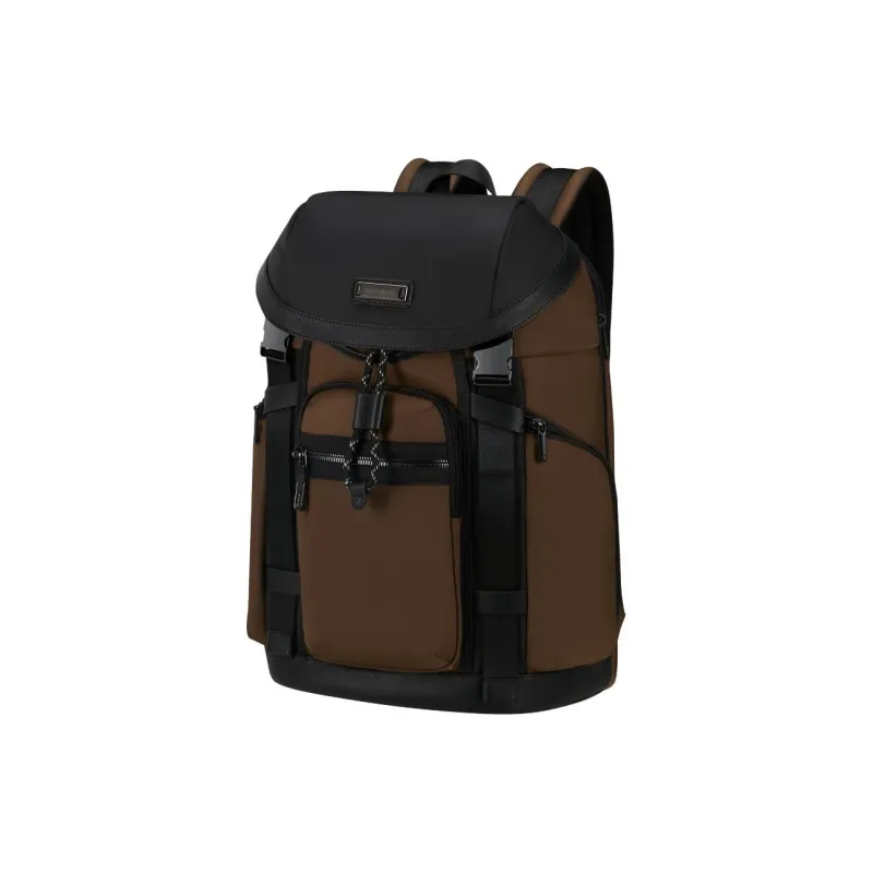 SAMSONITE Polyester Backpack Men's Brown-1