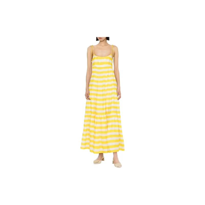 Zimmermann Alight Striped Linen Midi Dress-5