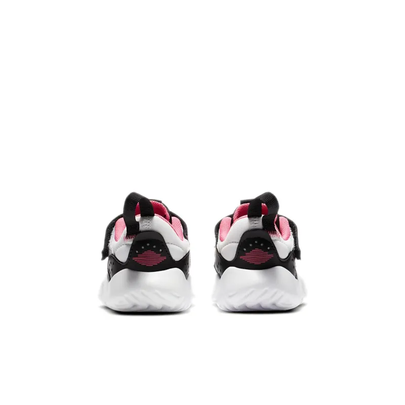 Jordan Delta Slip Resistant Cushioning Abrasion Resistant Low Top Toddler Shoes White Black Infant And Toddler-4