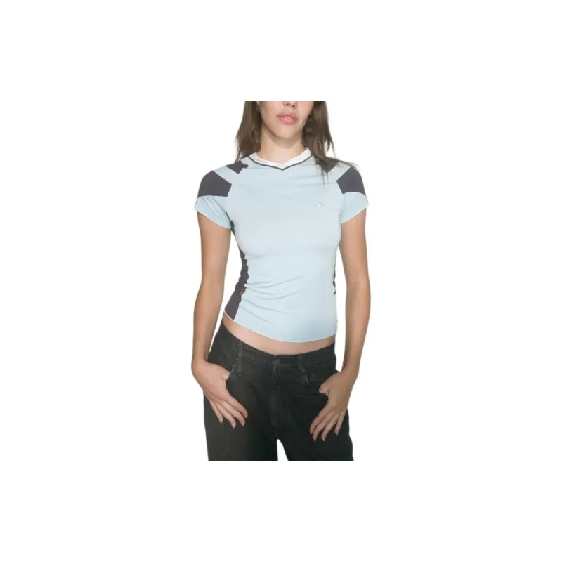 Miaou T-Shirt Women's Light Blue-1