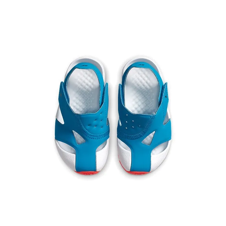 Jordan Flare Game Time Low Top Toddler Shoes White Lake Blue Infant And Toddler-3