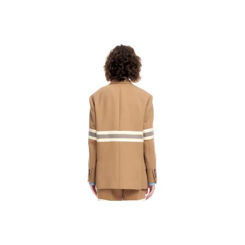 VVNK JANE PLUS Business Suit Women's Light Coffee-1