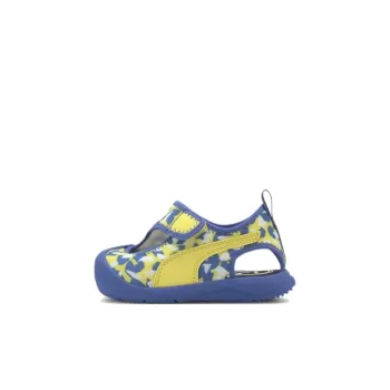 PUMA Aquacat Low Top Toddler Shoes Blue Yellow Infant And Toddler
