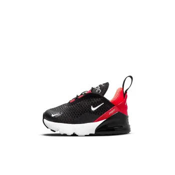 Nike Air Max 270 Low Top Toddler Shoes Black Red Infant And Toddler