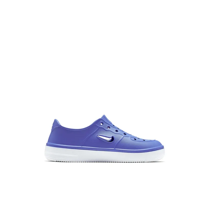 Nike Air Force 1 Low Top Skateboard Shoes Purple White Children Aged 3 7 Years Old-1