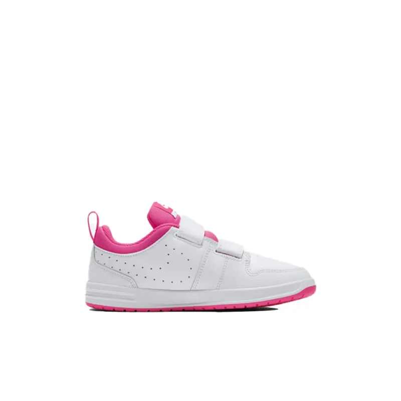 Nike Pico Slip Resistant Shock Absorbers Low Top Sports Casual Shoes White Pink Children Aged 3 7 Years Old-1